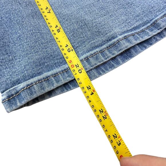 LEE x Womens Denim Midrise Bermuda Shorts Stretchy, Size 18 - Picture 2 of 8